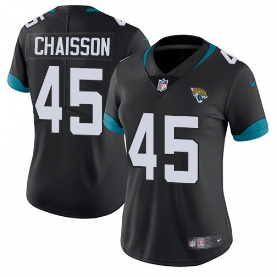 Women's Jacksonville Jaguars #45 K'Lavon Chaisson Black Team Color Women's's Stitched NFL Vapor Untouchable Limited Jersey - Ujersey