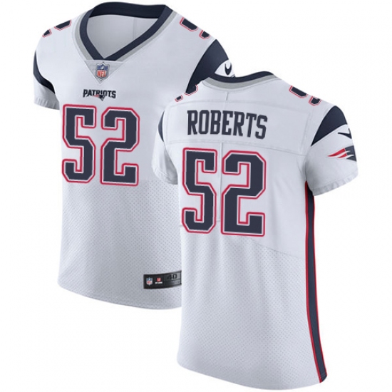Men's Nike New England Patriots #52 Elandon Roberts White Vapor Untouchable Elite Player NFL Jersey - Ujersey
