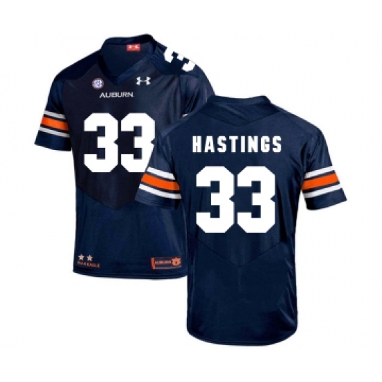 Auburn Tigers 33 Will Hastings Navy College Football Jersey - Ujersey