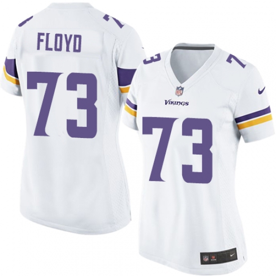 Women's Nike Minnesota Vikings #73 Sharrif Floyd Game White NFL Jersey - Ujersey