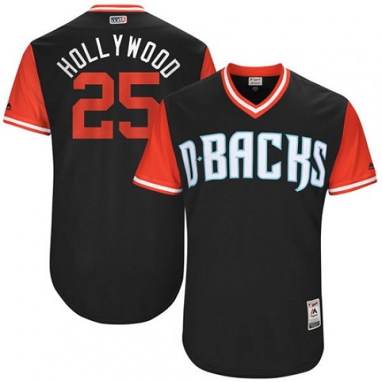 Men's Majestic Arizona Diamondbacks #25 Archie Bradley 