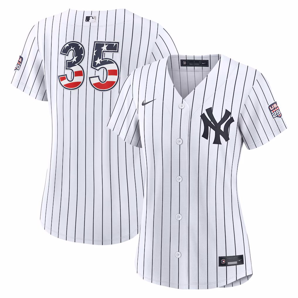 Women's New York Yankees Cody Bellinger Nike White USA 250 Fourth of July Home Stadium Jersey - Ujersey