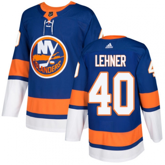 Youth Adidas New York Islanders #40 Robin Lehner Premier Royal Blue Home NHL Jersey - Ujersey