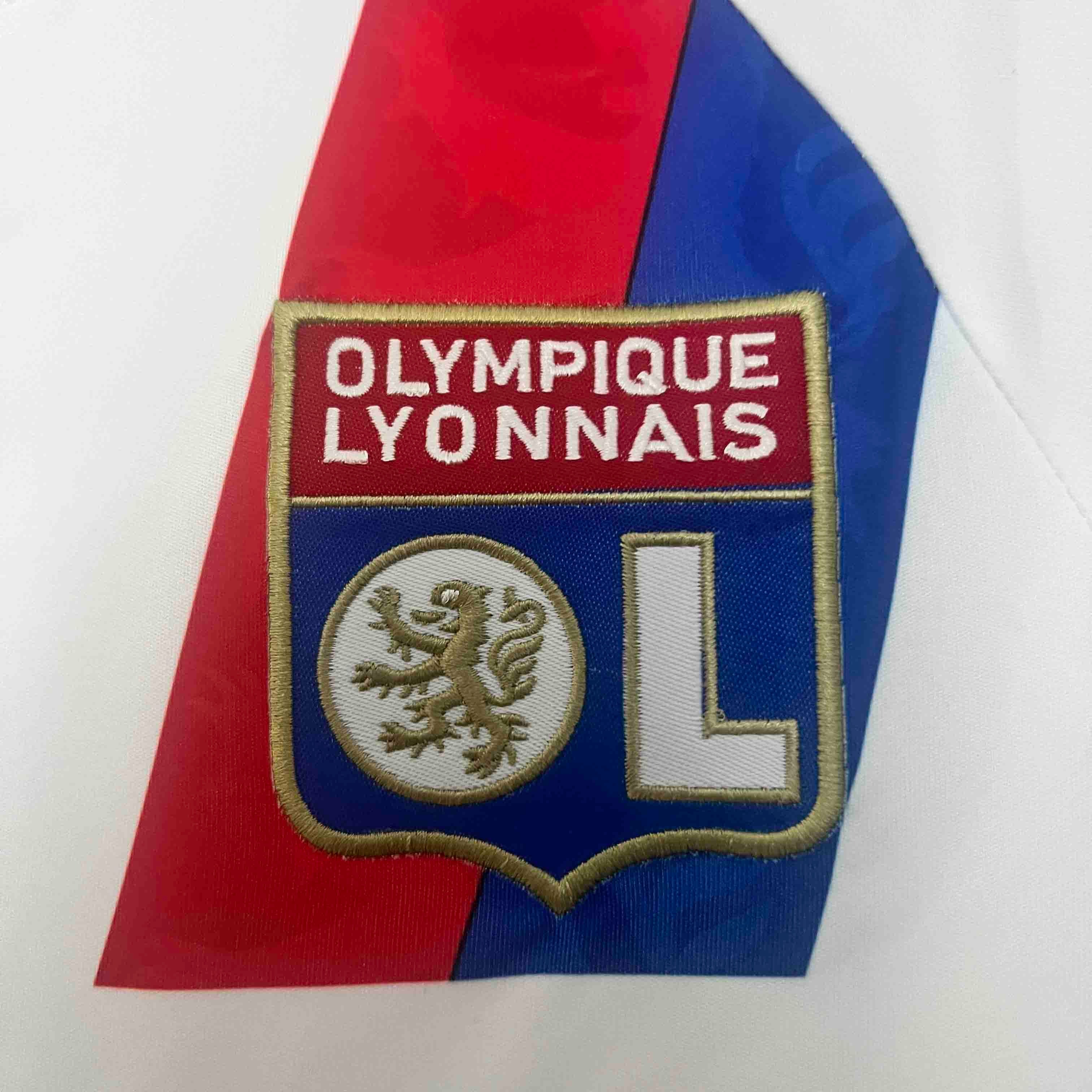 Olympique Lyonnais Retro Football Jersey Home Custom Shirt 2010-11 - ujerseystore