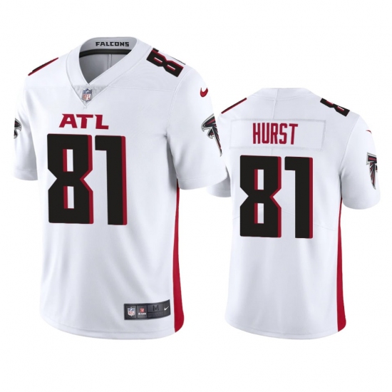 Nike Atlanta Falcons #81 Hayden Hurst Men's White 2020 Vapor Untouchable Limited NFL Jersey - Ujersey