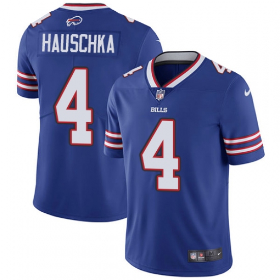 Men's Nike Buffalo Bills #4 Stephen Hauschka Royal Blue Team Color Vapor Untouchable Limited Player NFL Jersey - Ujersey