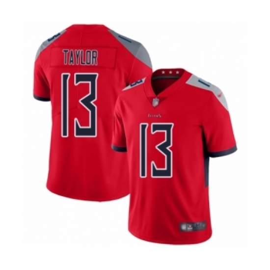 Youth Tennessee Titans #13 Taywan Taylor Limited Red Inverted Legend Football Jersey - Ujersey