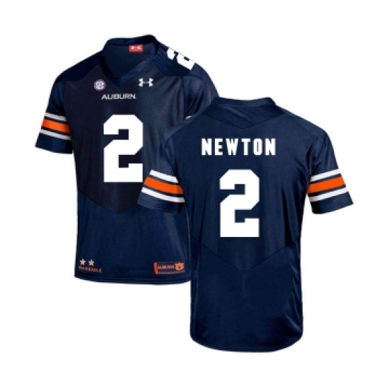 Auburn Tigers 2 Cam Newton Navy College Football Jersey - Ujersey
