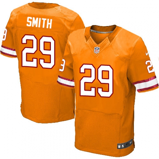 Men's Nike Tampa Bay Buccaneers #29 Ryan Smith Elite Orange Glaze Alternate NFL Jersey - Ujersey