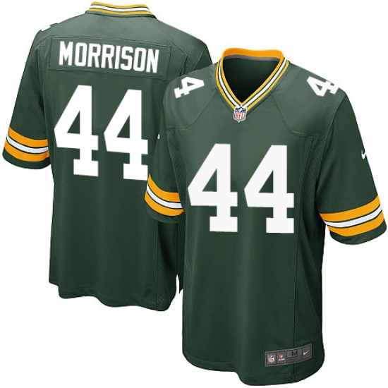 Men's Nike Green Bay Packers #44 Antonio Morrison Game Green Team Color NFL Jersey - Ujersey