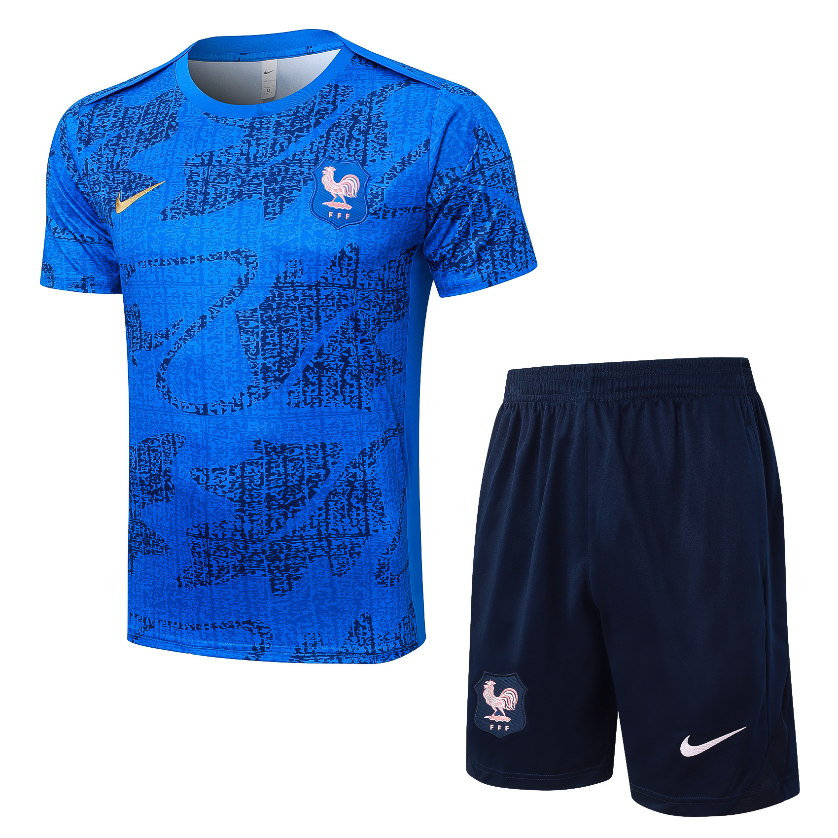 France Training Jersey Kit Blue 2025 - Ujersey NHL