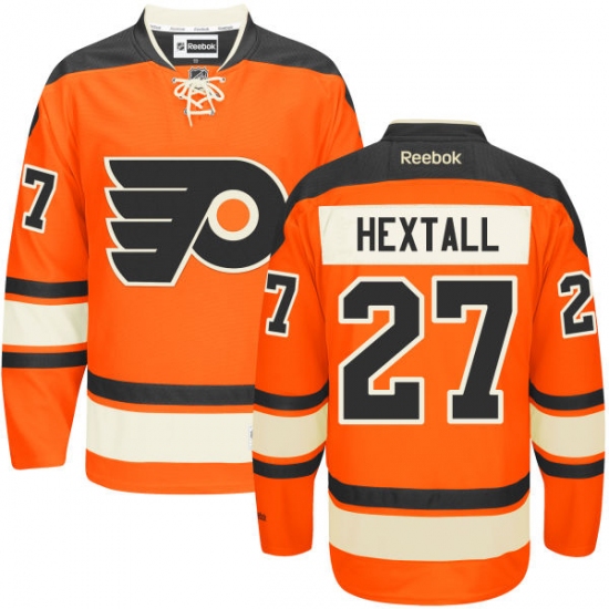 Youth Reebok Philadelphia Flyers #27 Ron Hextall Authentic Orange New Third NHL Jersey - Ujersey