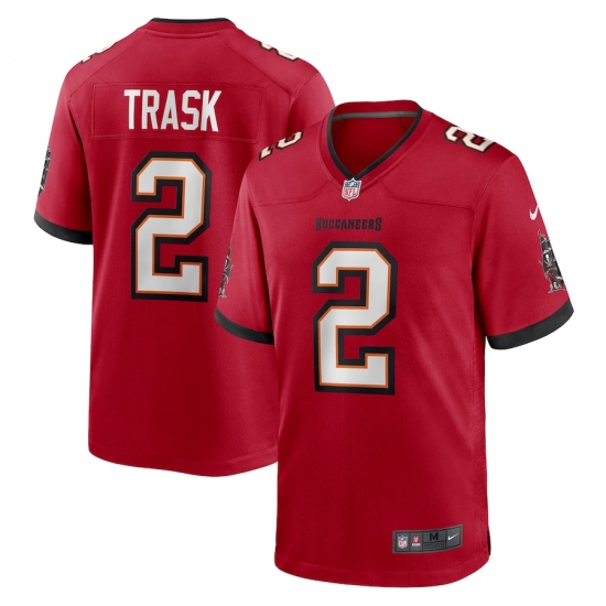 Men's Tampa Bay Buccaneers #2 Kyle Trask Nike Red 2021 NFL Draft Pick Player Game Jersey - Ujersey