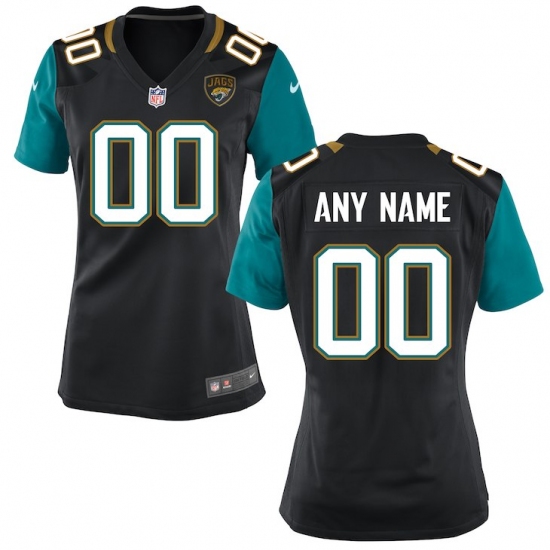 Women's Jacksonville Jaguars Nike Black Custom Jersey