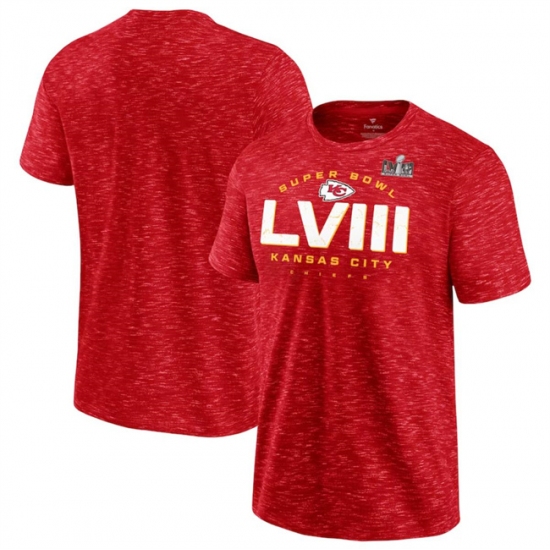 Men's Kansas City Chiefs Red Super Bowl LVIII Made it T-Shirt - Ujersey