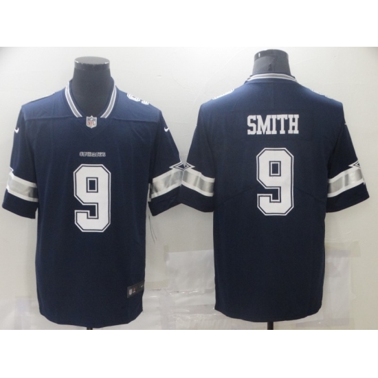 Men's Dallas Cowboys #9 Jaylon Smith Blue Nike Limited Jersey - Ujersey