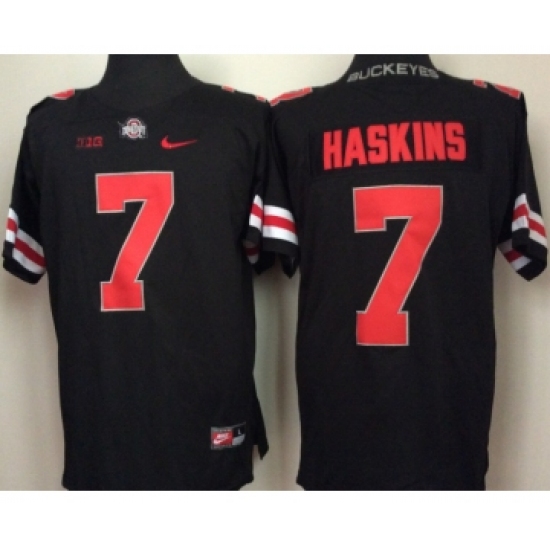Ohio State Buckeyes 7 Dwayne Haskins Black College Football Jersey - Ujersey