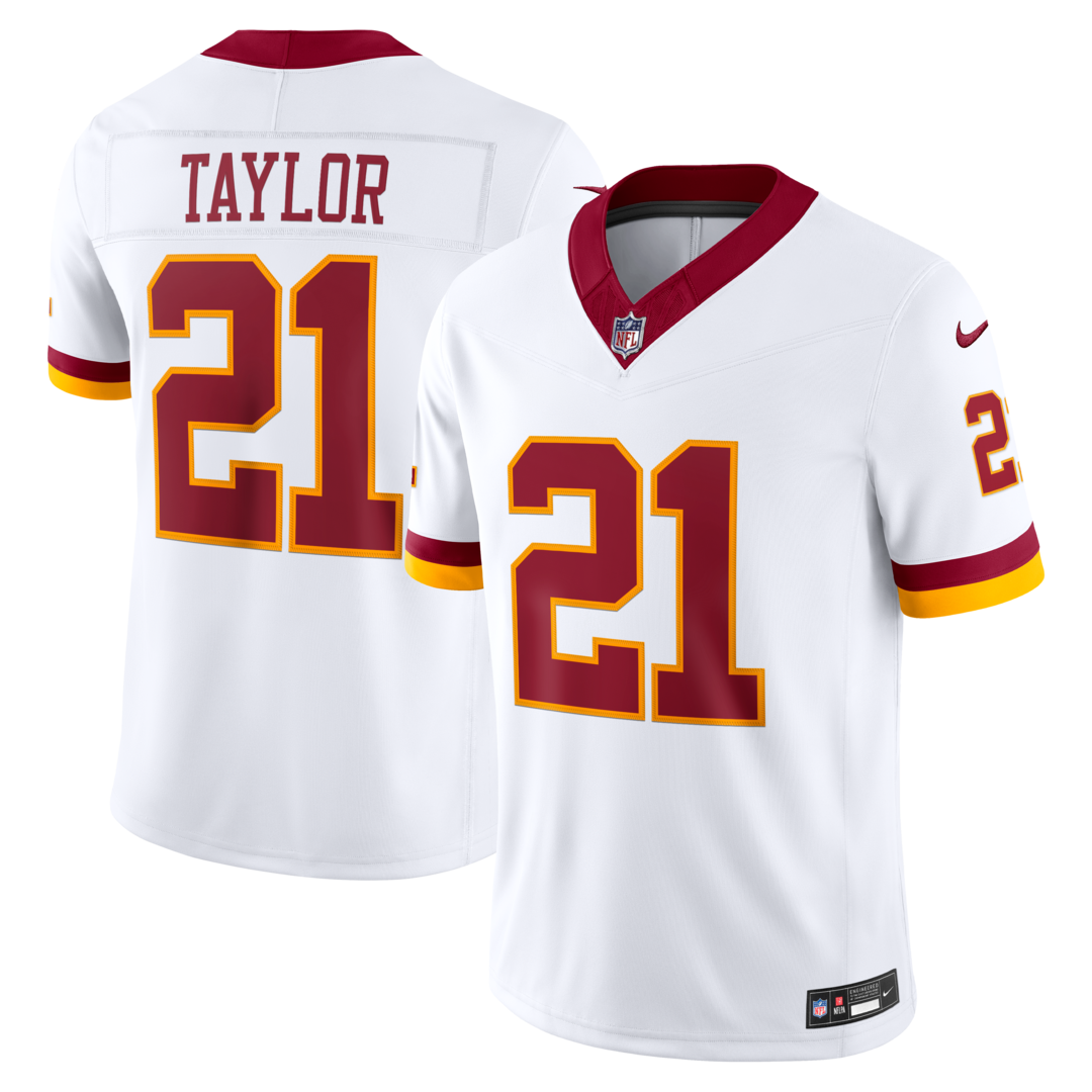 Men's Washington Commanders Sean Taylor Nike White Vapor F.U.S.E. Stitched Retired Limited Jersey - U-jersey