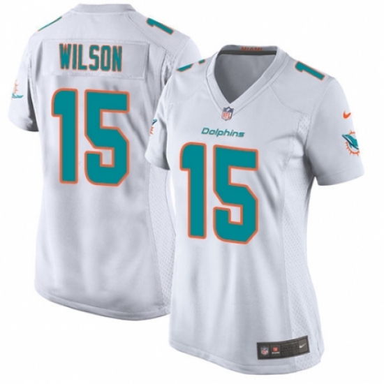 Women's Nike Miami Dolphins #15 Albert Wilson Game White NFL Jersey - Ujersey