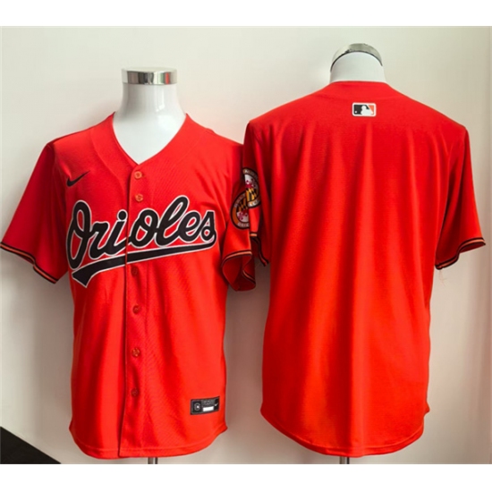 Men's Baltimore Orioles Blank Orange Limited Stitched Jersey - Ujersey