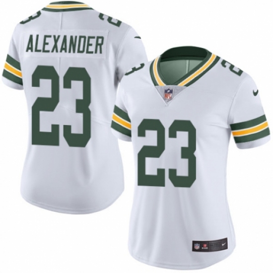 Women's Nike Green Bay Packers #23 Jaire Alexander White Vapor Untouchable Limited Player NFL Jersey - Ujersey