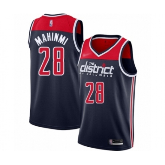 Youth Washington Wizards #28 Ian Mahinmi Swingman Navy Blue Finished Basketball Jersey - Statement Edition - Ujersey