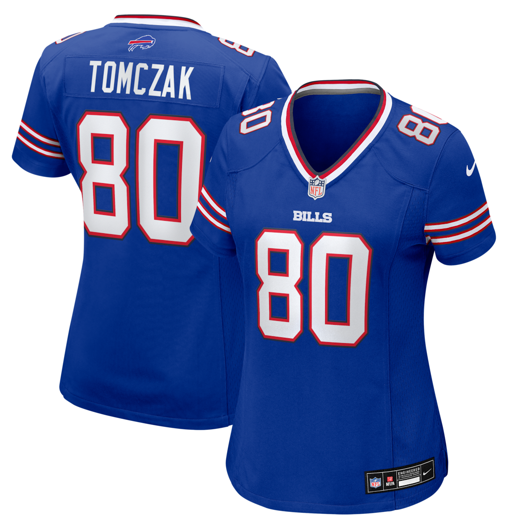 Women's Buffalo Bills Max Tomczak Nike Royal Team Game Jersey