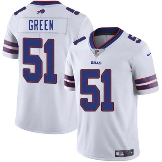 Men's Buffalo Bills #51 Kendrick Green White 2025 Vapor Untouchable Limited Football Stitched Jersey - Ujersey
