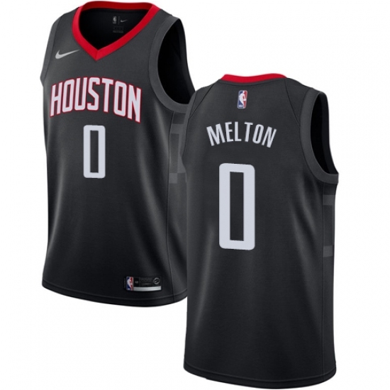 Women's Nike Houston Rockets #0 De'Anthony Melton Swingman Black NBA Jersey Statement Edition - Ujersey