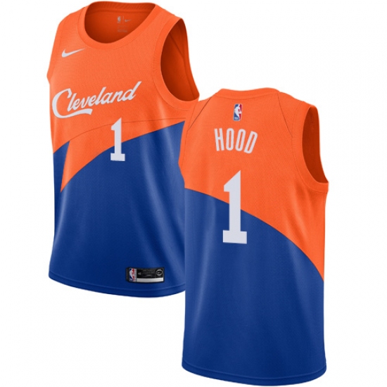 Youth Nike Cleveland Cavaliers #3 George Hill Swingman Blue NBA Jersey - City Edition - Ujersey