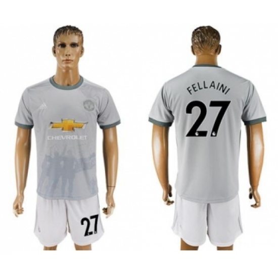 Manchester United #27 Fellaini Sec Away Soccer Club Jersey