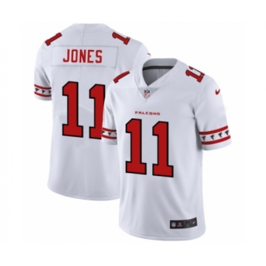 Men's Atlanta Falcons #11 Julio Jones White Team Logo Cool Edition Jersey - Ujersey