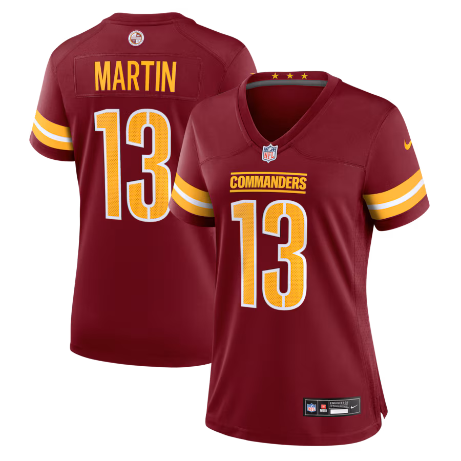 Women's Washington Commanders Tay Martin Nike Burgundy Team Game Jersey - Ujersey NHL