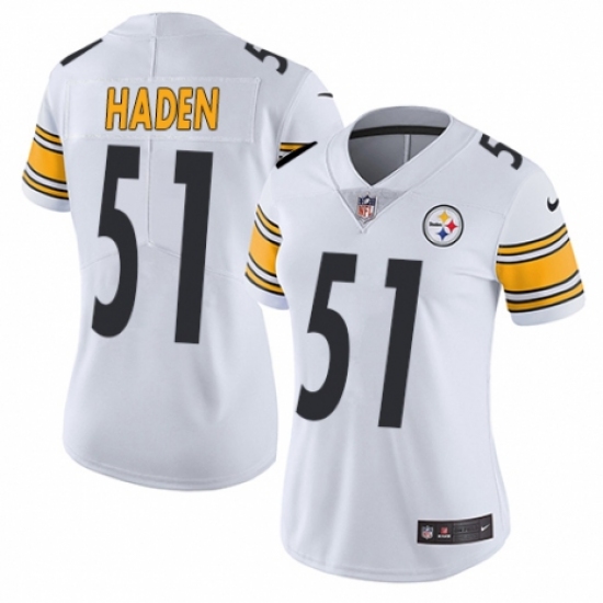 Women's Nike Pittsburgh Steelers #51 Jon Bostic White Vapor Untouchable Limited Player NFL Jersey - Ujersey