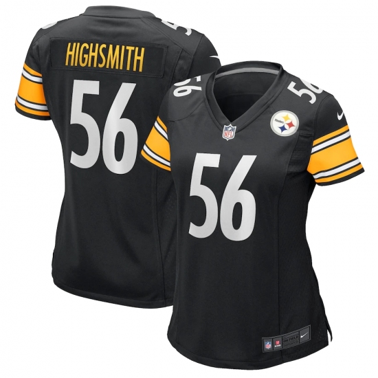 Women's Pittsburgh Steelers #56 Alex Highsmith Nike Black Limited Jersey - Ujersey