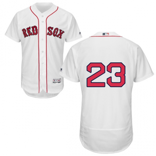 Men's Majestic Boston Red Sox #23 Blake Swihart White Home Flex Base Authentic Collection MLB Jersey - Ujersey
