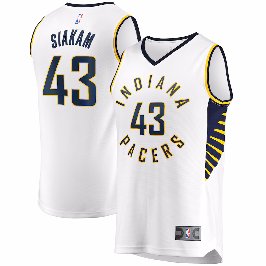 Youth Indiana Pacers Pascal Siakam Fanatics White Fast Break Player Jersey - Association Edition - Ujersey NHL