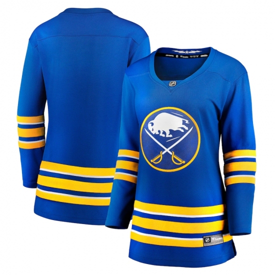 Women's Buffalo Sabres Fanatics Branded Blank Royal 2020-21 Home Breakaway Jersey