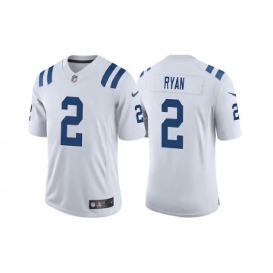 Men's Indianapolis Colts #2 Matt Ryan White Vapor Untouchable Limited Stitched Jersey - Ujersey