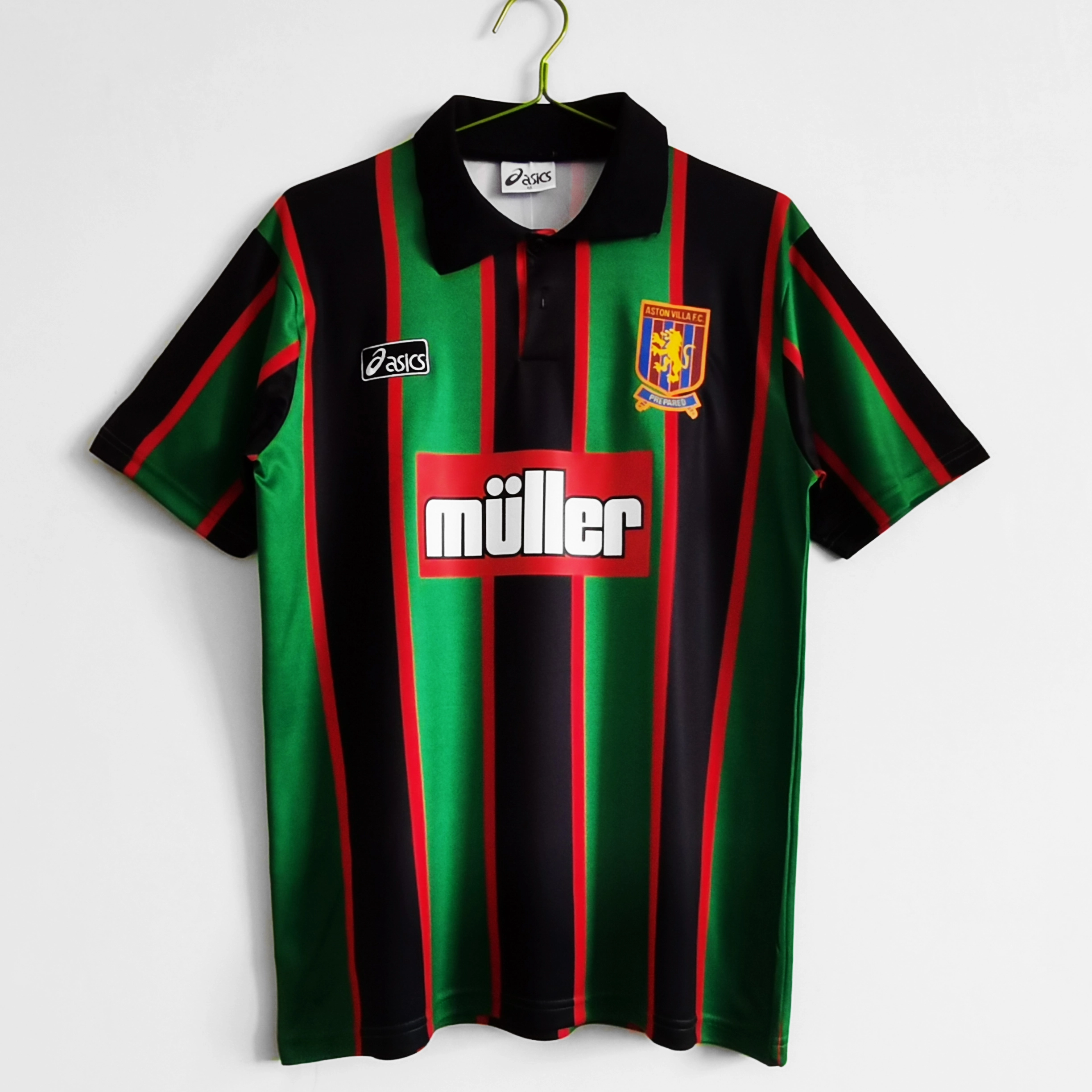 Aston Villa Retro Football Jersey Away Custom Shirt 1993-95 - ujerseystore