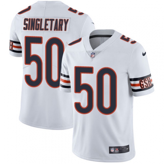Youth Nike Chicago Bears #50 Mike Singletary White Vapor Untouchable Limited Player NFL Jersey - Ujersey