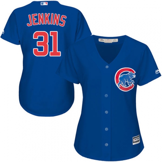 Women's Majestic Chicago Cubs #31 Fergie Jenkins Authentic Royal Blue Alternate MLB Jersey - Ujersey