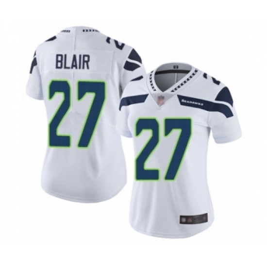 Women's Seattle Seahawks #27 Marquise Blair White Vapor Untouchable Limited Player Football Jersey - Ujersey