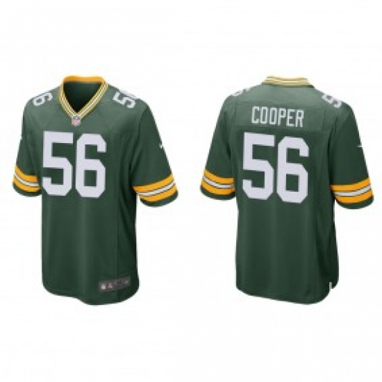 Men's Green Bay Packers #56 Edgerrin Cooper Green Vapor Limited Football Stitched Jersey - Ujersey
