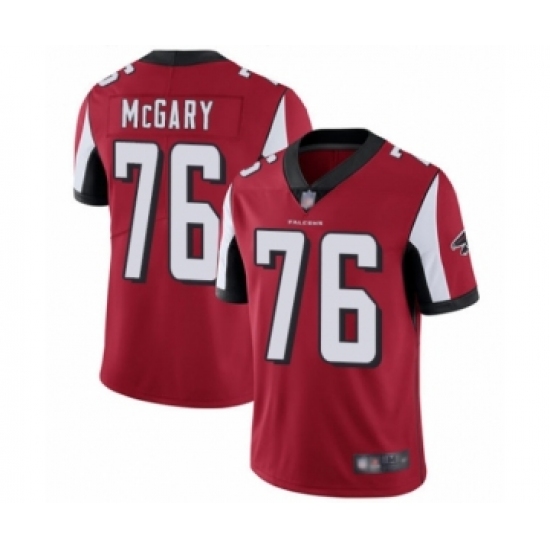 Men's Atlanta Falcons #76 Kaleb McGary Red Team Color Vapor Untouchable Limited Player Football Jersey - Ujersey
