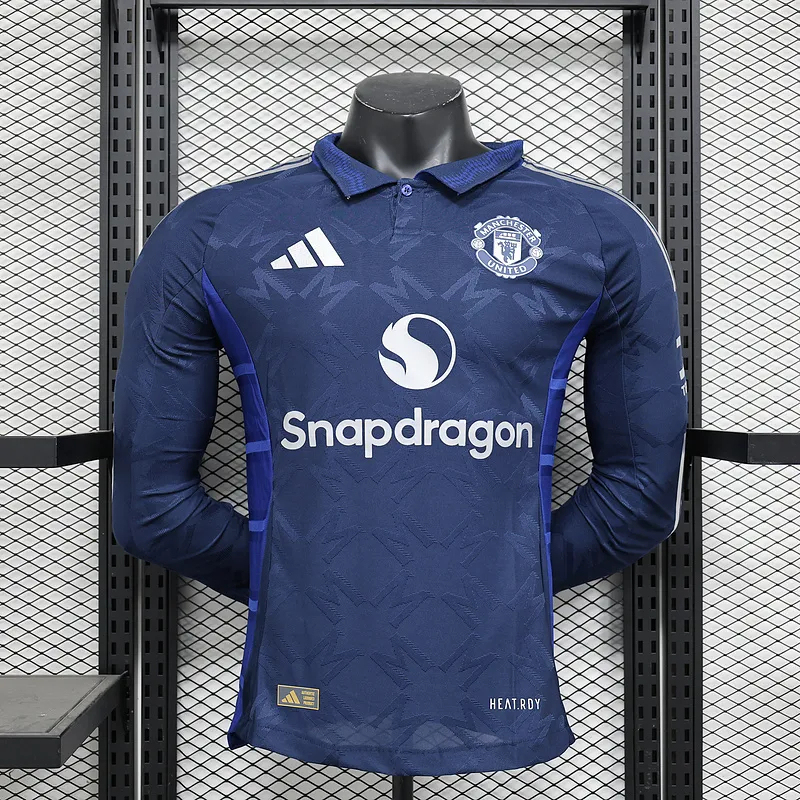 Manchester United  Away Long Sleeve Football Jersey Shirt 2024/25