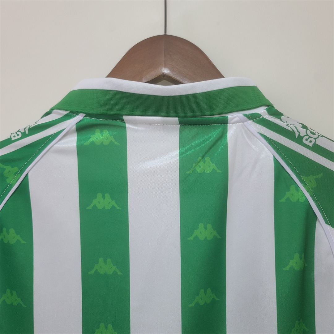 Real Betis Retro Jersey Home Long Sleeve Soccer Shirt 1995/97 - U-jersey