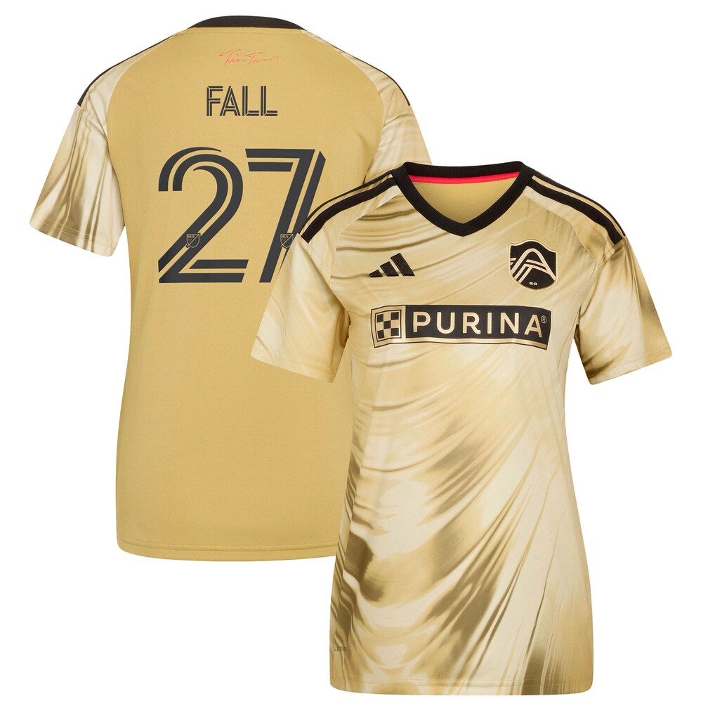 Women's St. Louis CITY SC Fallou Fall adidas Yellow 2026 The Tina Turner Kit Replica Jersey - Ujersey