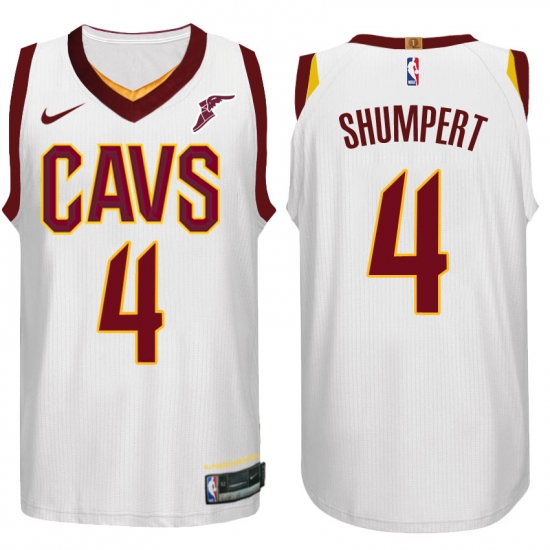 Nike NBA Cleveland Cavaliers #4 Iman Shumpert Jersey 2017-18 New Season White Jersey