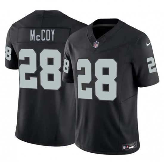 Men's Las Vegas Raiders #28 Jermod McCoy Black 2026 F.U.S.E. Vapor Untouchable Limited Football Stitched Jersey - Ujersey